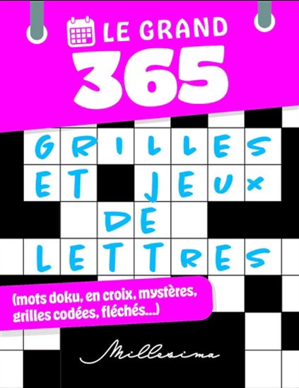 Le Grand 365 grilles et jeux de lettres - NICOLAS CONTI