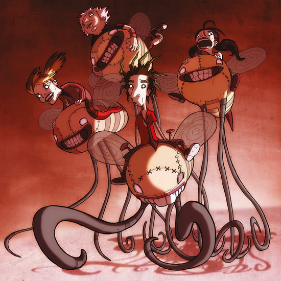 If (Vinyle - Marbré Mauve et Rouge) - MINDLESS SELF INDULGENCE