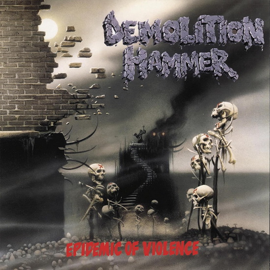 Epidemic Of Violence (Re-Issue 2023)(Éd. Limitée)(Vinyle - Jaune Translucide) - DEMOLITION HAMMER