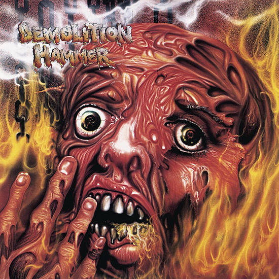 Tortured Existence (Re-Issue 2023)(Éd. Limitée)(Vinyle - Bleu Translucide) - DEMOLITION HAMMER
