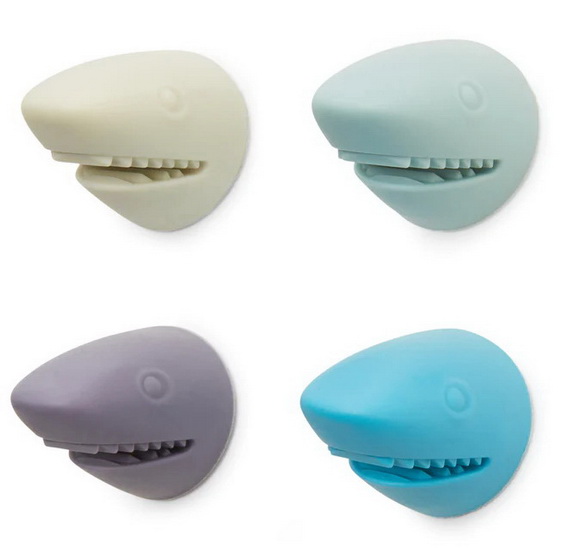 Ens. de 4 pinces à câble Requins