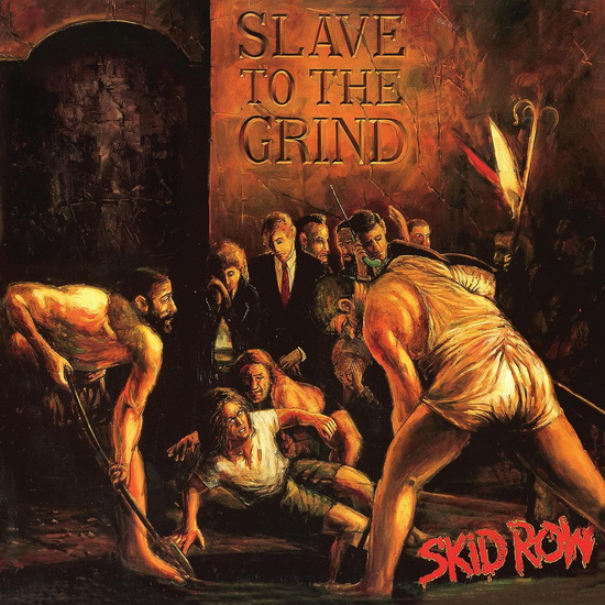 Slave To The Grind  (2 Vinyles - Marbré Orange et Noir) - SKID ROW