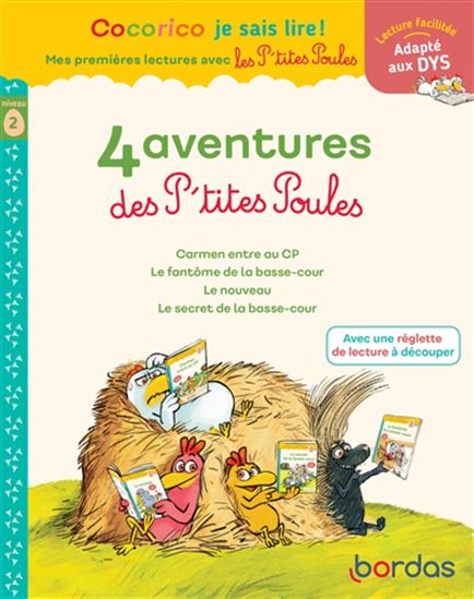 Premières lectures avec les P'tites poules Compil 2 - MARIE-CHRISTINE OLIVIER - JEAN-CHRISTOPHE RAUFFLET