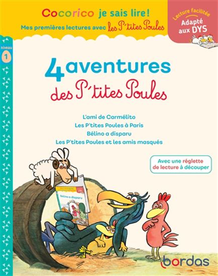 Premières lectures avec les P'tites poules Compil 1 - MARIE-CHRISTINE OLIVIER - JEAN-CHRISTOPHE RAUFFLET