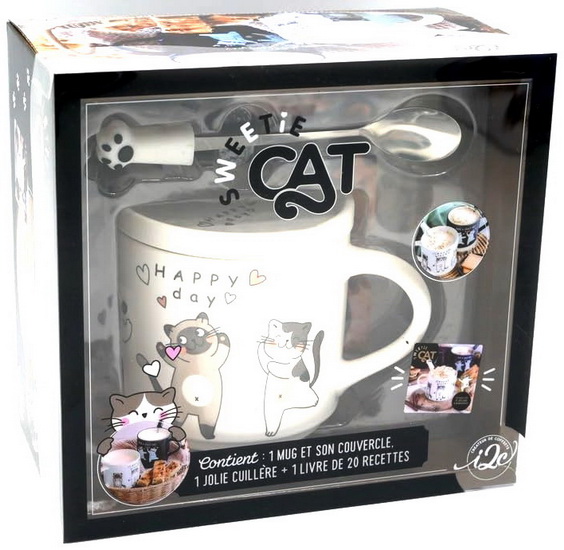 Sweetie cat : 20 recettes de boissons & mignardises : blanc mat N. éd. Cof. - ELENA BODGAN