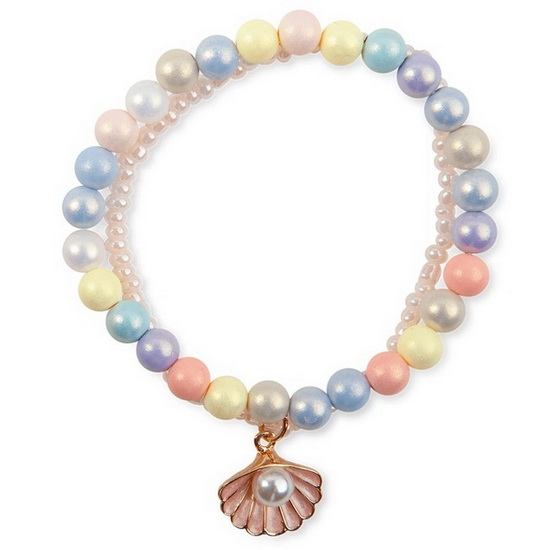 Bracelet coquillage pastel