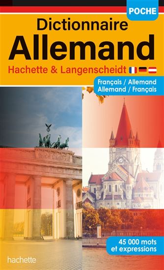 Dictionnaire poche allemand Hachette & Langenscheidt : français-allemand, allemand-français N.éd. - COLLECTIF