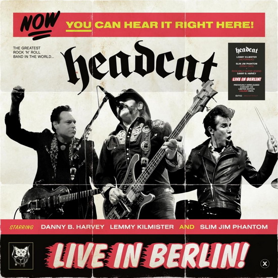Live In Berlin (2 Vinyle - Rouge) - HEADCAT