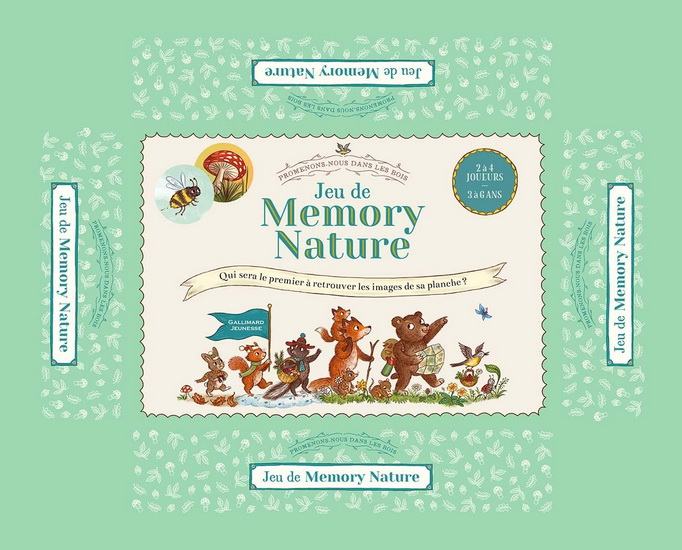 Jeu de memory nature : qui sera le premier à retrouver les images de sa planche ? Cof. - COLLECTIF