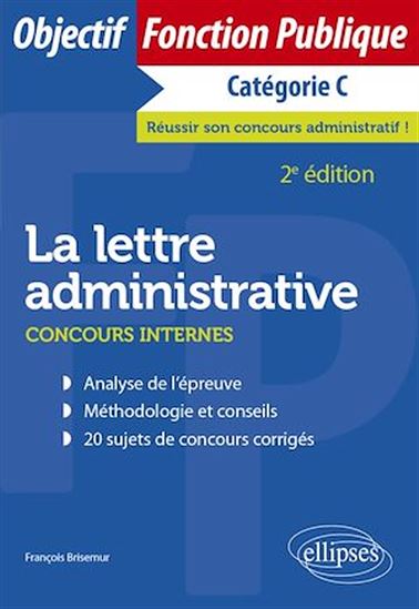La lettre administrative - FRANÇOIS BRISEMUR