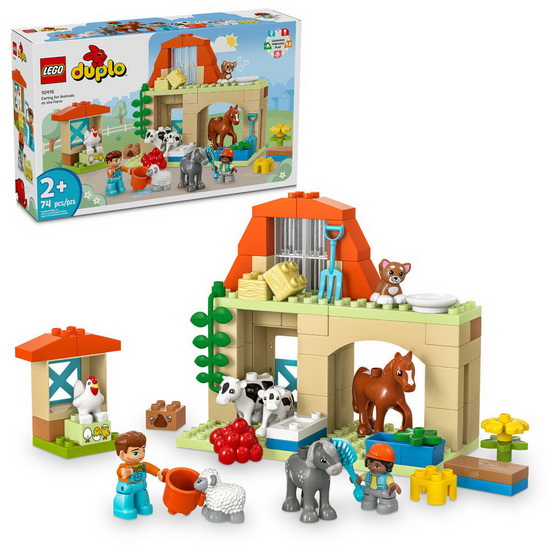 LEGO - Prendre soin des animaux de la ferme - Assemblage et construction -  JEUX, JOUETS -  - Livres + cadeaux + jeux