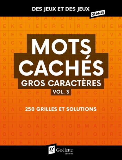 Mots cachés gros caractères #03 - COLLECTIF