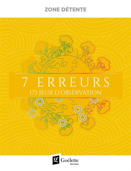 7 erreurs : 175 jeux d&#39;observation - COLLECTIF
