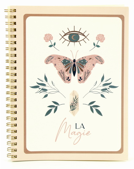 Cahier spirale ligné Papillon 144p