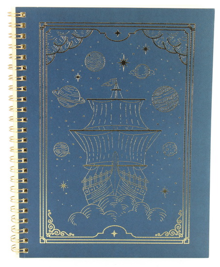 Cahier spirale ligné Bateau 144p