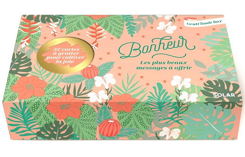 Gratt'itude box : 50 messages à gratter pour cultiver la joie et le bonheur Cof. - COLLECTIF