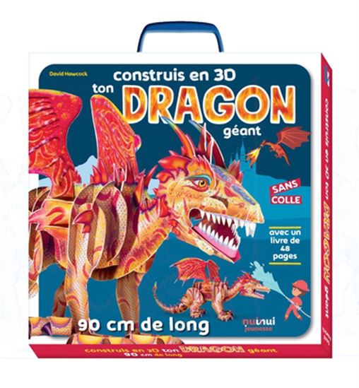Construis en 3D ton dragon géant Cof. - DAVID HAWCOCK & AL