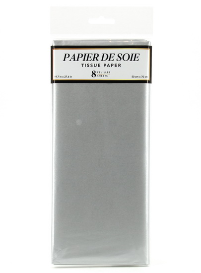 Papier de soie Argent