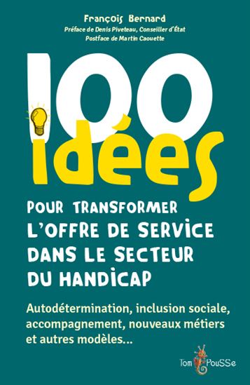 100 idées pour transformer l&#39;offre de service dans le secteur du handicap : autodétermination, inclusion sociale, accompagnement, nouveaux métiers et autres modèles... - FRANÇOIS BERNARD