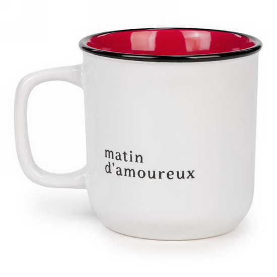 Tasse matin d&#39;amoureux