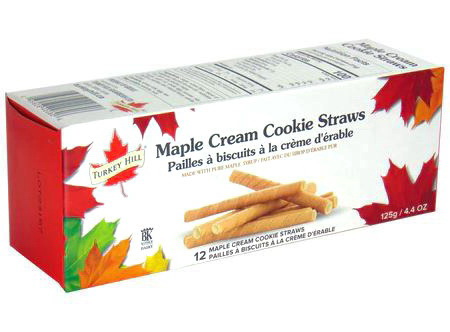 Pailles biscuits à la crème d&#39;érable