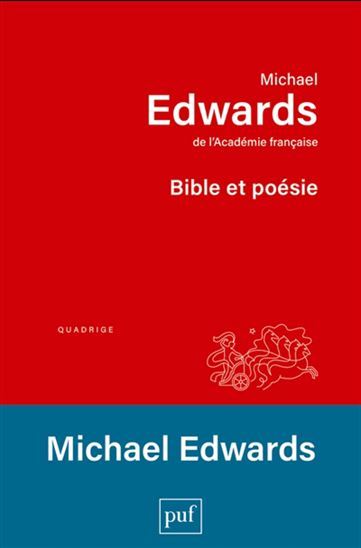 Bible et poésie - MICHAEL EDWARDS