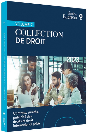 Contrats, sûretés, publicité des droits et droit international privé T.07 2023-2024 - COLLECTIF