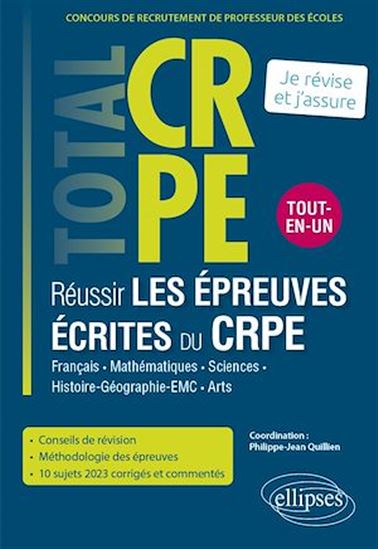 Réussir les épreuves écrites du CRPE - COLLECTIF