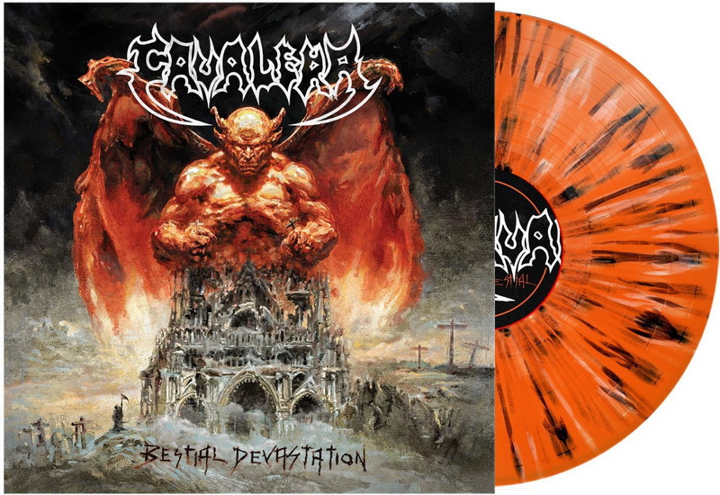 Bestial Devastation (Vinyle - Orange, noir et Blanc) - CAVALERA