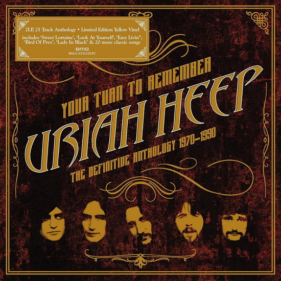 The Definitive Anthology 1970-1990 (2 Vinyles - Jaune) - URIAH HEEP