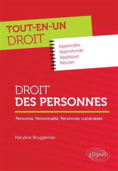 Droit des personnes - MARYLINE BRUGGEMAN
