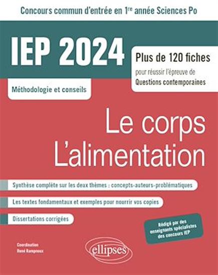 Concours commun IEP 2024 - COLLECTIF - RENÉ RAMPNOUX