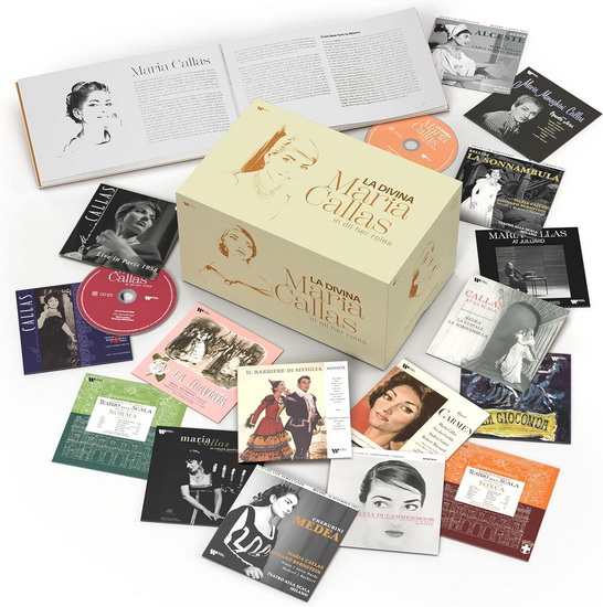La Divina - Maria Callas In All Her Roles (131 CD + 3 Blu-ray + DVD) - COMPILATTION CLASSIQUE