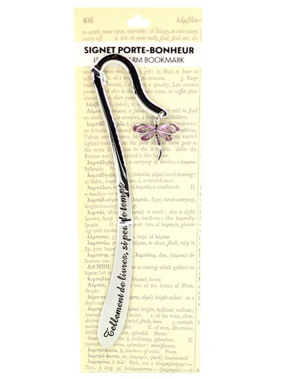 Signet porte-bonheur libellule