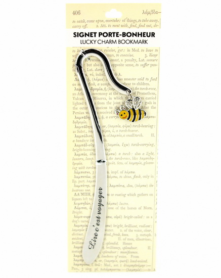 Signet porte-bonheur abeille