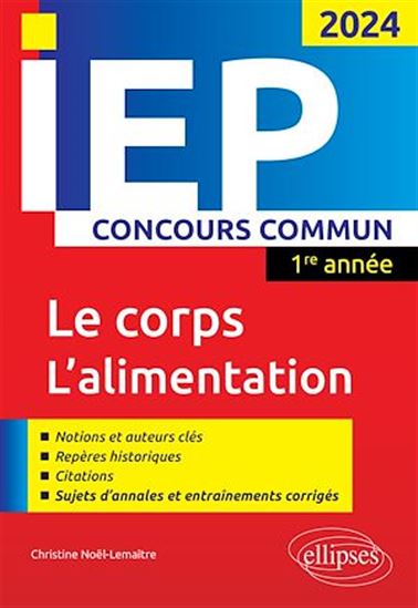 Concours commun IEP 2024 - CHRISTINE NOËL-LEMAÎTRE