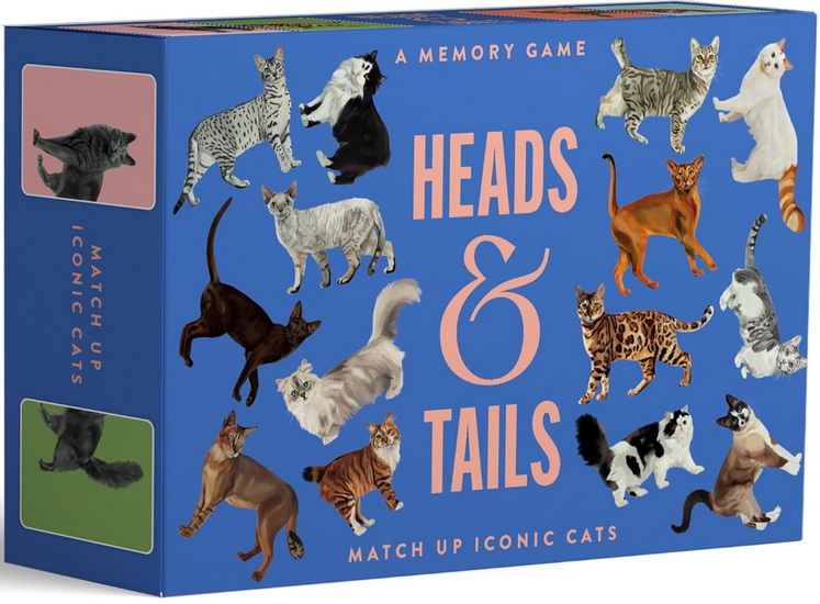 Heads & Tails: Cat Memory Cards: Match Up Iconic Cats - MARTA ZAFRA