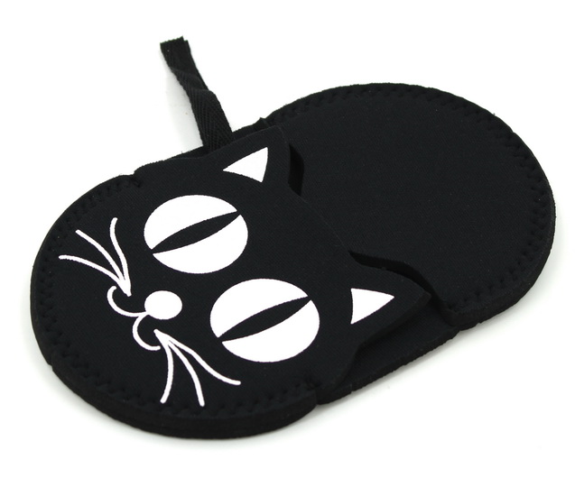 Mitaine de four noir chat