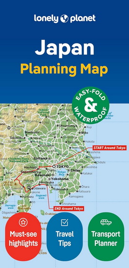 Lonely Planet Japan Planning Map 2nd Ed. - COLLECTIF