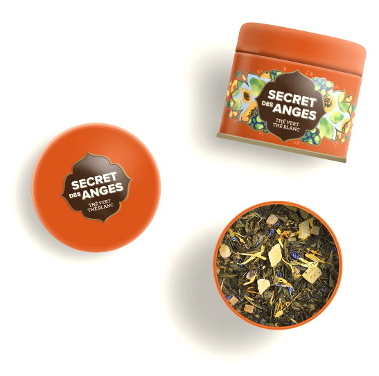 Boîte métal thé Secret des anges 20g