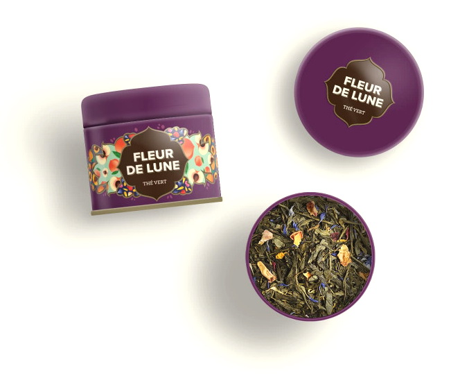Boîte métal thé Fleur de lune 25g