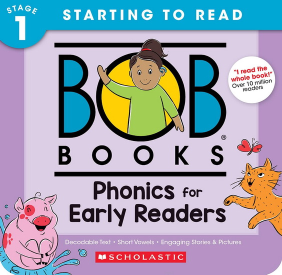 Bob Books - Phonics for Early Readers Box Set | Phonics, Ages 4 and up, Kindergarten (Stage 1: Starting to Read) - LIZA CHARLESWORTH - AMY JINDRA
