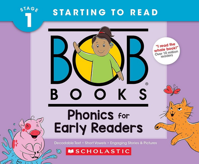 Bob Books - Phonics for Early Readers Hardcover Bind-Up | Phonics, Ages 4 and up, Kindergarten (Stage 1: Starting to Read) - LIZA CHARLESWORTH - AMY JINDRA