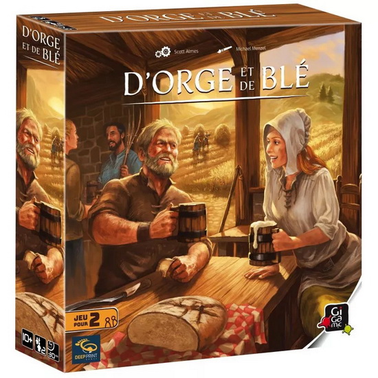D&#39;orge et de blé