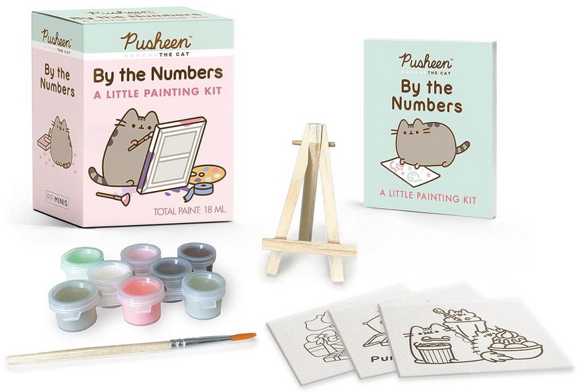 Pusheen by the Numbers: A Little Painting Kit - CLAIRE BELTON