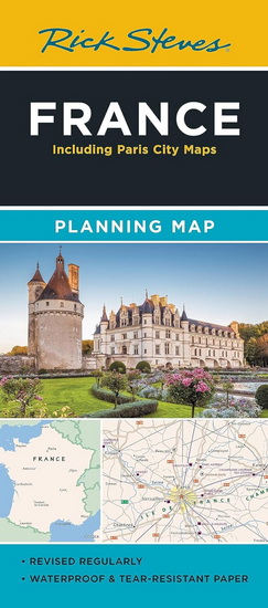 Rick Steves France Planning Map: Including Paris City Maps - COLLECTIF