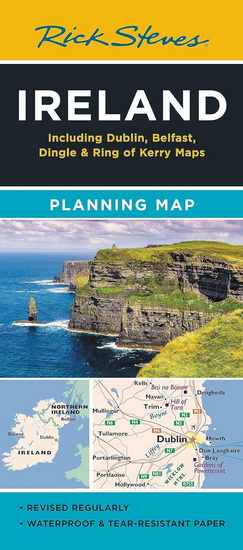 Rick Steves Ireland Planning Map: Including Dublin, Belfast, Dingle & Ring of Kerry Maps - COLLECTIF