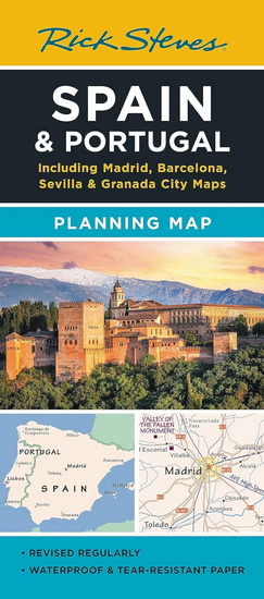 Rick Steves Spain & Portugal Planning Map: Including Madrid, Barcelona, Sevilla & Granada City Maps - COLLECTIF