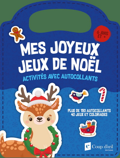 Mes joyeux jeux de Noël (renne : 6 ans et +) - COLLECTIF