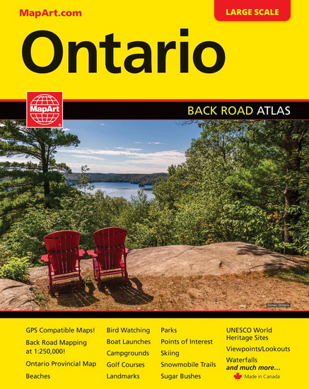 Ontario Back Road Atlas (ON) - COLLECTIF